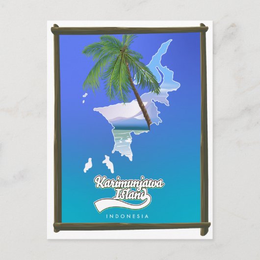 Sumba eiland Indonesië reis kaart (Voorkant)