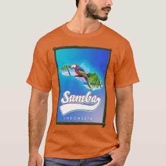 Sumba Indonesië kaart T-shirt