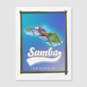 Sumba Island Indonesië reiskaart (Voorkant)