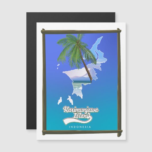 Sumba Island Indonesië reiskaart (Voorkant / Achterkant)
