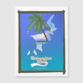 Sumba Island Indonesië reiskaart (Voorkant)