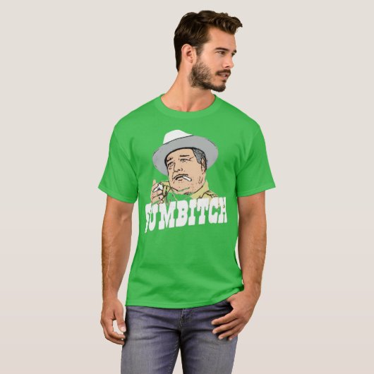 Sumbitch - Buford T. Justice T-shirt (Voorkant volledig)