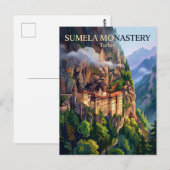 Sumela-klooster Turkije Briefkaart (Voorkant / Achterkant)