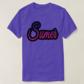 Sumer Retro T-shirt (Design voorkant)