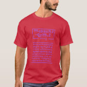 Sumerian Cuneiform Cipher T-shirt (Voorkant)