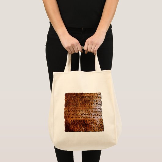 SUMERIAN CUNEIFORM WRITSCHRIJVING CESTANESERVES TOTE BAG (Voorkant (product))