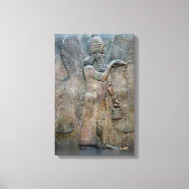 SUMERIAN TABLETTEN CANVAS DMT SPIRITUEEL GRAFFITI