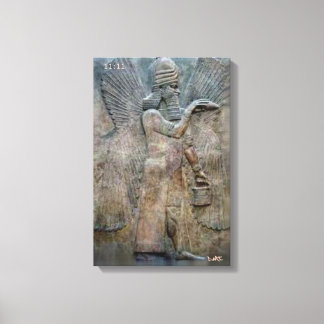 SUMERIAN TABLETTEN CANVAS DMT SPIRITUEEL GRAFFITI