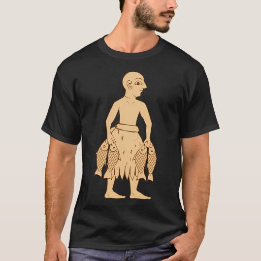 Sumerische Vis man T-shirt (Voorkant)