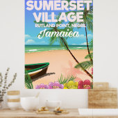 Sumerset Village Jamaica reisposter Poster (Keuken)