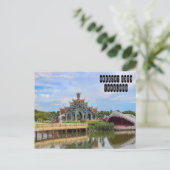 Sumeru Mountain in Ancient City Feestdagenkaart (Staand voorkant)