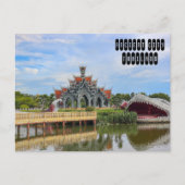 Sumeru Mountain in Ancient City Feestdagenkaart (Voorkant)