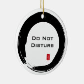 Sumi Circle stoort de deurwoede niet Keramisch Ornament (Rechts)