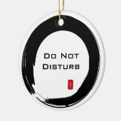 Sumi Circle stoort de deurwoede niet Keramisch Ornament (Links)