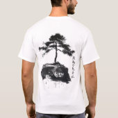 Sumi-e Bonsai T-shirt (Achterkant)
