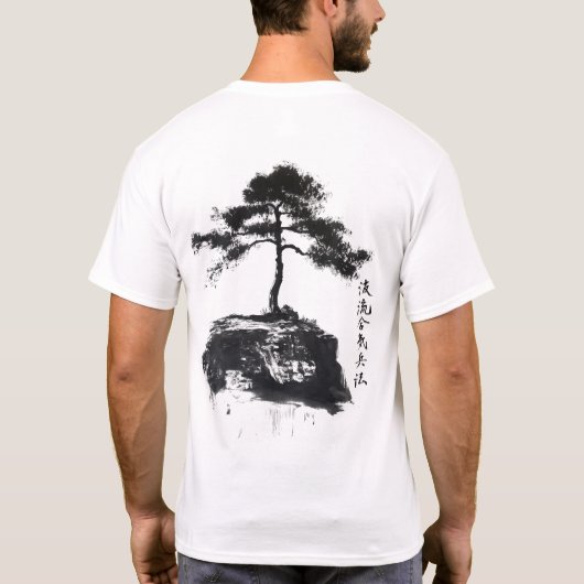 Sumi-e Bonsai T-shirt (Achterkant)