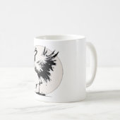 Sumi-e Crane Mok (Voorkant rechts)