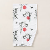 Sumi-e Japanse inktschilderij Bad Handdoek (Handdoek)