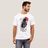Sumi-e Japanse mus T-shirt (Voorkant volledig)