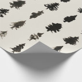 Sumi Ink Trees Cadeaupapier (Hoek)