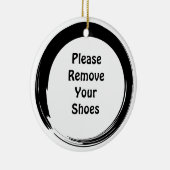 Sumi Open Cirkel Deurschakelaar Keramisch Ornament (Rechts)