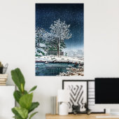 Sumidagawa Suijin Forest van Tsuchiya Koitsu Poster (Thuiskantoor)