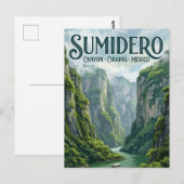 Sumidero-canyon Briefkaart (Voorkant / Achterkant)