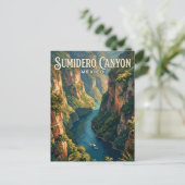 Sumidero Canyon Nationaal Park Mexico Briefkaart (Staand voorkant)