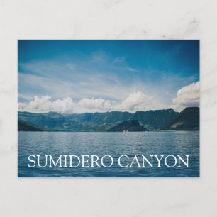 Sumidero Canyon panoramisch Briefkaart