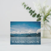 Sumidero Canyon panoramisch Briefkaart (Staand voorkant)