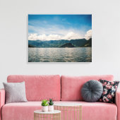 Sumidero Canyon panoramisch Canvas Afdruk (Insitu (Woonkamer))