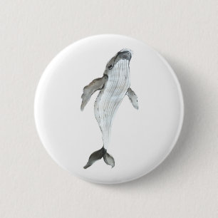 Sumie Whale Ronde Button 5,7 Cm