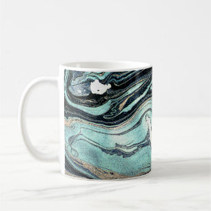 Suminagashi, Japanse marmerkunst. Koffiemok