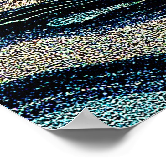 Suminagashi, Japanse marmerkunst. Poster (Hoek)