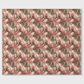 Suminagashi papier klassiek patroon roze (Vlak)