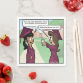 Summa Cum Latte Punny Graduation Party servetten (Insitu)