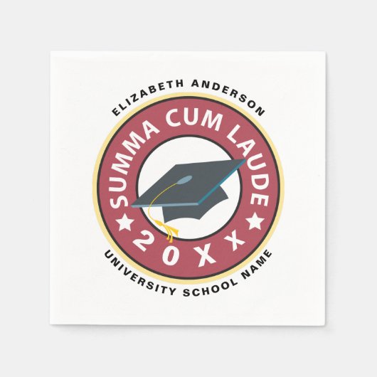 Summa Cum Laude Afstuderen Servet (Voorkant)