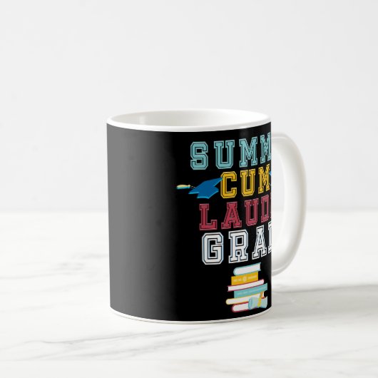 Summa Cum Laude College Graduation Coffee Koffiemok (Voorkant rechts)