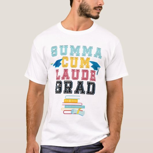 Summa Cum Laude College Graduation Shirt Honors (Voorkant)