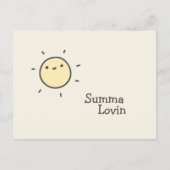 Summa Lovin - Cute Sun Briefkaart (Voorkant)