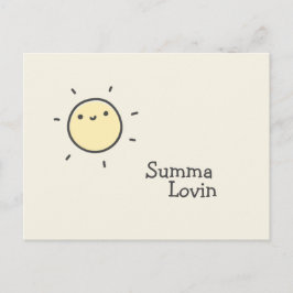 Summa Lovin - Cute Sun Briefkaart