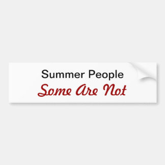 Summe mensen, sommige zijn niet bumpersticker