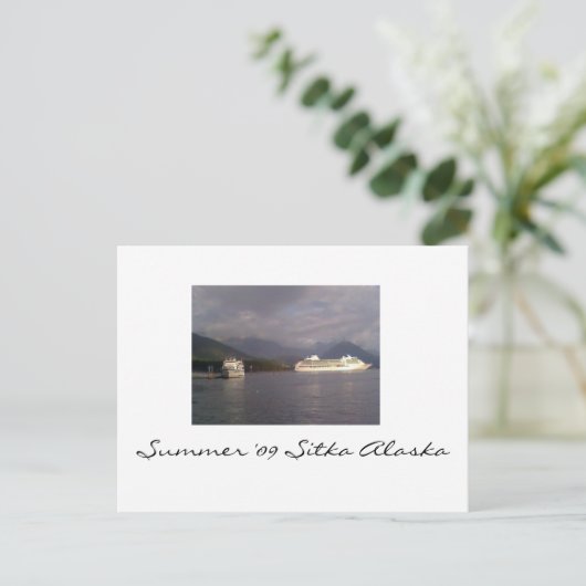 Summer '09 Sitka Alaska Briefkaart (Staand voorkant)