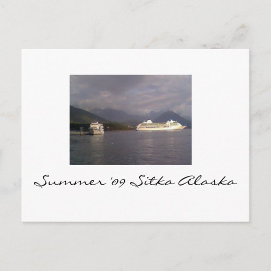 Summer '09 Sitka Alaska Briefkaart (Voorkant)
