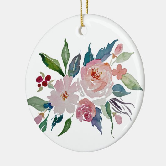 Summer #1 - Floral Ceramic Ornament (Links)