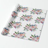 Summer #1 - Floral Matte Wrapping Paper Cadeaupapier (Uitgerold)