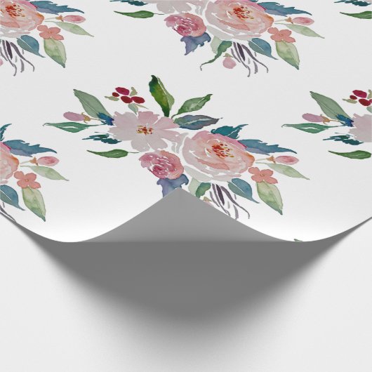 Summer #1 - Floral Matte Wrapping Paper Cadeaupapier (Hoek)