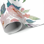 Summer #1 - Floral Matte Wrapping Paper Cadeaupapier (Rol Hoek)