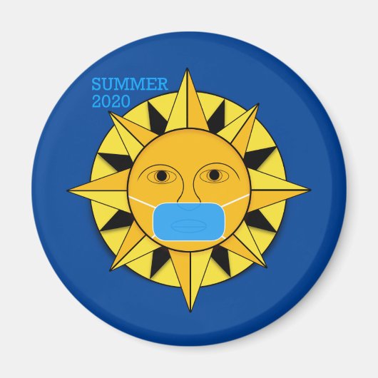 Summer 2020 Round Magnet (Voorkant)