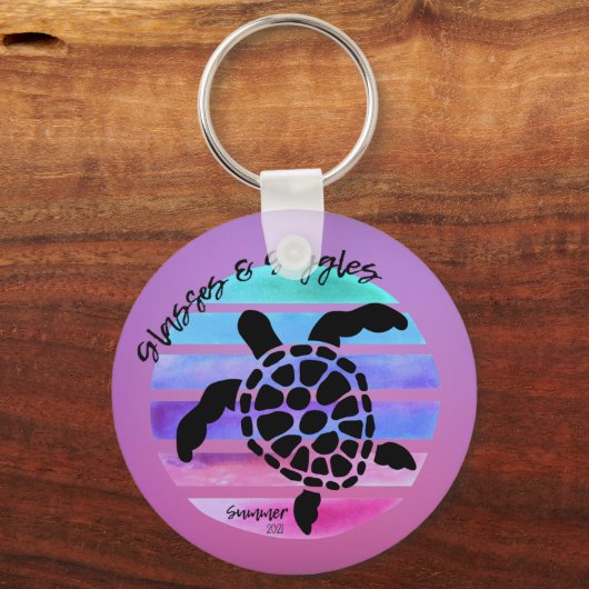Summer 2021 Turtle Sleutelhanger (Voorkant)